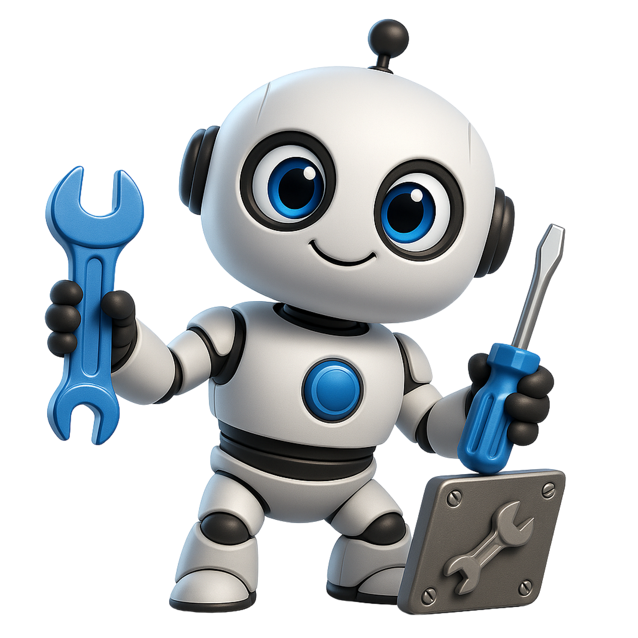 Robot doing maintenance